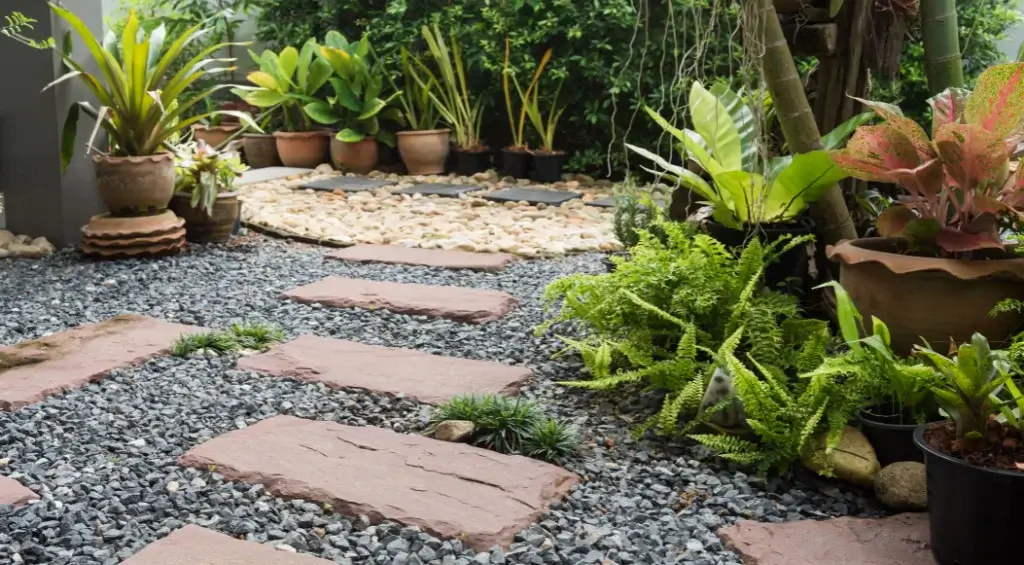 decoração de área externa simples