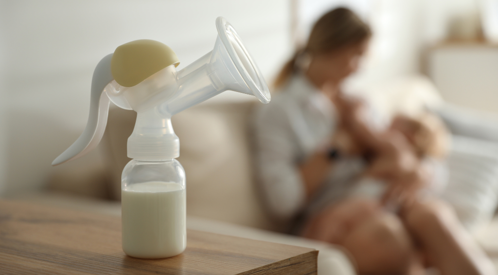 extrair leite com a bomba